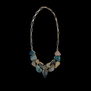 Druzy Quartz Bib Necklace